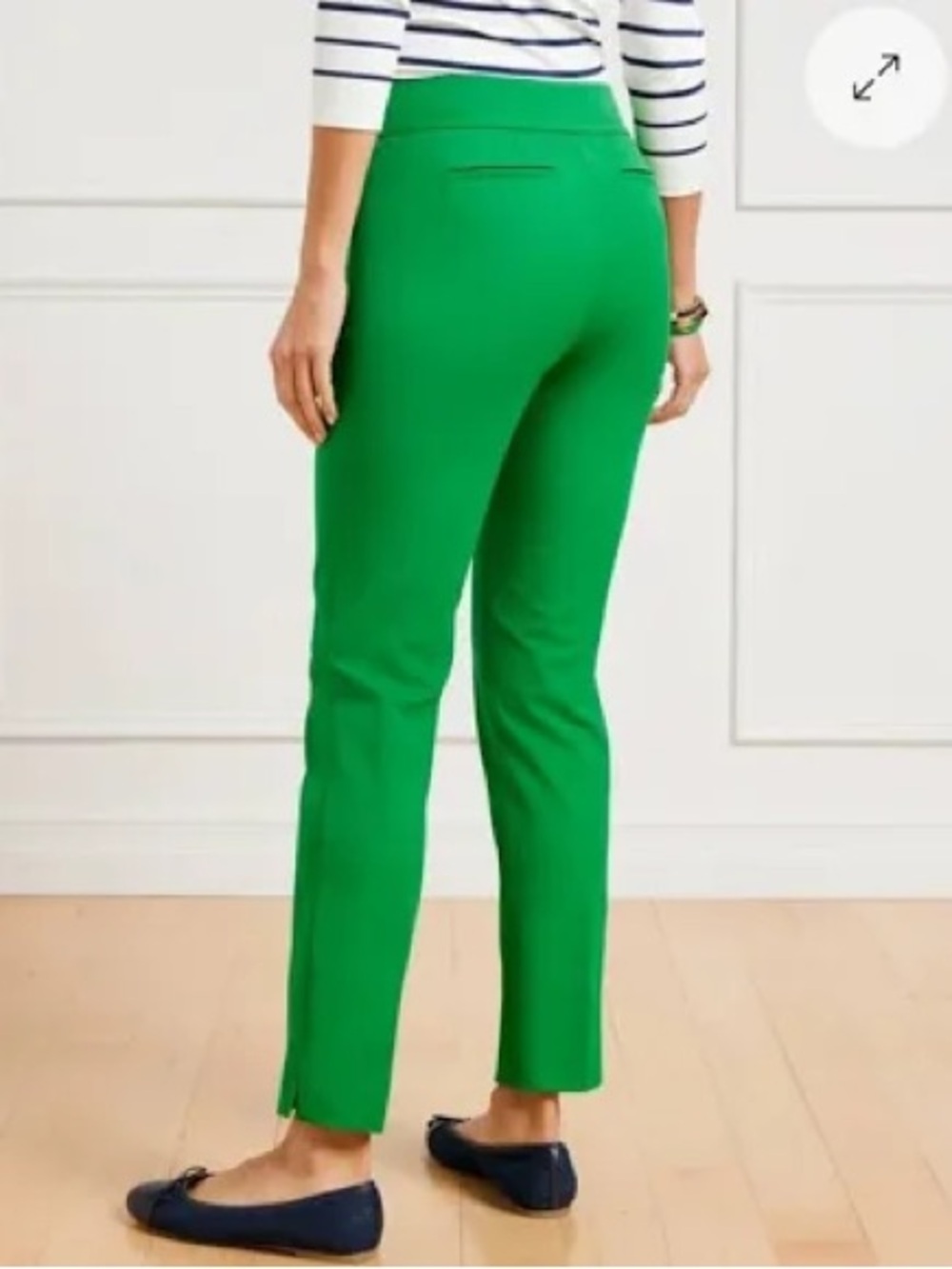 Talbots NWT Green Chatham Ankle Pant 4 P